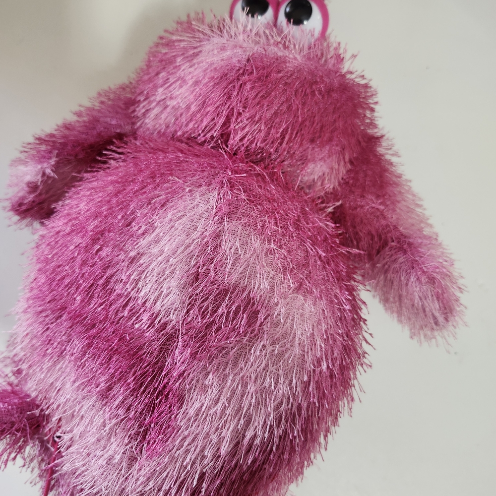 Vintage Pink Furgles Monster Plush Alien Belly Case Media Disc Holder - Picture 4 of 7